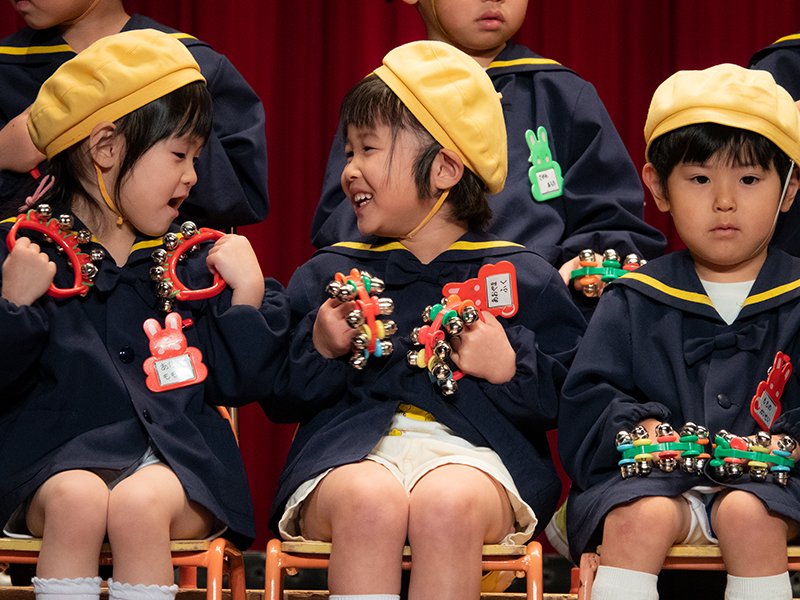 幼稚園の発表会